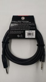 10Ft Pro Speaker Cable REAN 1/4 in TS to Same 14Awg