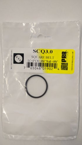 SCQ3.0 Square Belt 3.0" IC, .056" CS, .056" Wall Thickness