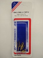 0.50mm Bore Male Captive Pin For BNC Connector RG-179 (10Pk)
