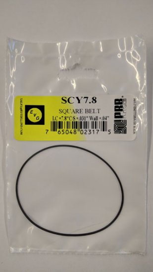 SCY7.8 Square Belt 7.8\" IC, .031\" CS, .040\" Wall Thickness