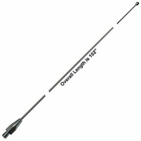 102" Stainless Steel Whip CB Antenna 3/8"x24