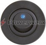 Powerwerx Panel Mount Blue Switch On-Off SPST 15A 12VDC