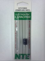 470uf 25V 105°C Radial Lead Electrolytic Capacitor