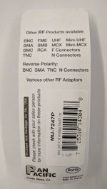 Mini-UHF Plug 2-Piece Twist-On RG-58/U