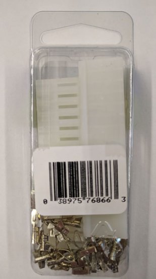 16-Pole 0.156" Center Crimp Type Locking Connecor (2Pk)