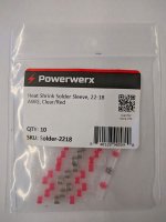 Heat Shrink Solder Sleeve Butt Connectors 22-18Awg 10Pk