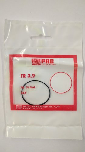 FR3.9 Flat Rubber Belt 3.9" IC, 0.06" CS, 0.033" Wall Thickness