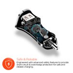 HyperGear High-Power Dual USB 3.4A Car Charger - Black