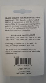 2 Pin Male/Female Pair 0.093" Pins 12A Mated Housings (Molex)