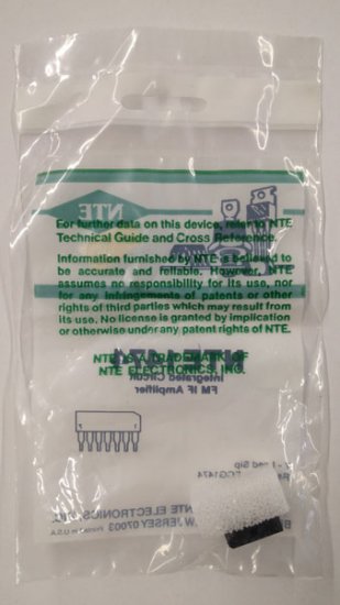 NTE1474 IC, FM IF Amp, 7-Lead SIP