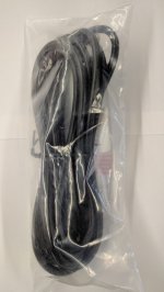 10Ft Black 18AWG AC Cord, NEMA 5-15P to IEC 60320 C5 Mouse Ears