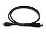 3' Black FireWire iLink DV Cable 6P(400)M-4P(400)M