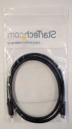 USB-C Cable M/M - 1m (3ft) - USB 3.1 (10Gbps) - USB-IF Certified