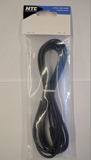 Female DC Connector 5.5/2.1mm 10' Cable