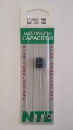 10uf 160V 105°C Radial Lead Electrolytic Capacitor