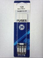 12 Amp (S505) Ceramic Fuse (5Pk) Slow Blow 5x20mm
