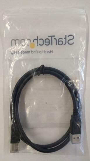 3Ft Black SuperSpeed USB 3.0 Cable A to B - M/M