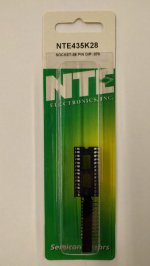 NTE435K28 Socket for 28-Pin DIP Pkg .070" Lead Spacing (2Pk)