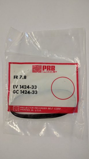 FR7.8 Flat Rubber Belt 7.7\" IC, 0.30\" CS, 0.04\" Wall Thickness