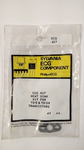 NTE427 Heat Sink Kit For TO-5 & TO-39 Transistors