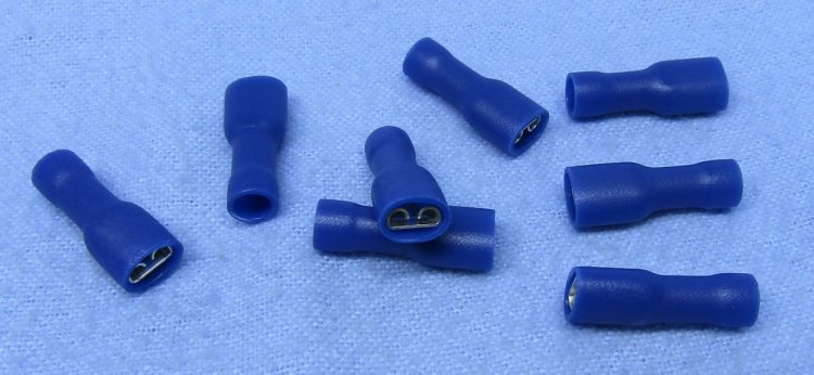 Quick Connect Female Fully-Insulated 16-14Awg 0.187\" (10Pk)Vinyl