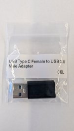 USB Type C Female to USB 3.0 Male Adapter