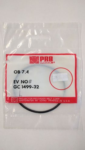 OB7.4 Round Rubber Belt 7.4" IC, .103" Cross Section