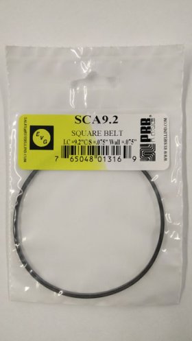 SCA9.2 Square Belt 9.2" IC, .075" CS, .075" Wall Thickness