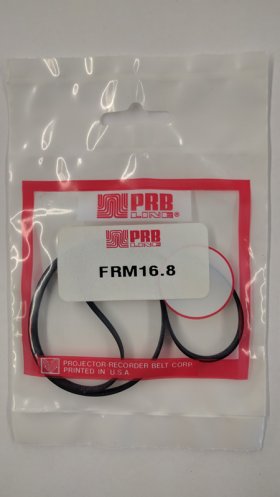 FRM16.8 Flat Rubber Belt 16.8" IC, .266" CS, .04" Wall Thickness