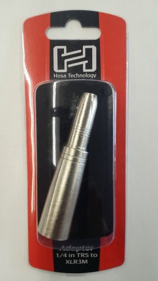 Adaptor 1/4 in TRS to XLR3M