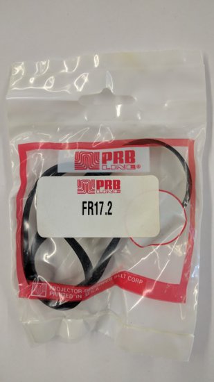 FR17.2 Flat Rubber Belt 17.2\" IC, .32\" CS, .04\" Wall Thickness