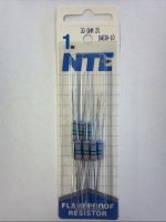 30 Ohm 1 Watt Metal Oxide Film Resistor (10Pk) 2% Tolerance