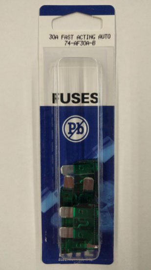 30 Amp Green (ATC) Blade Fuse 32V (5Pk) Fast Acting