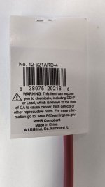 3/16" Red 48" Dual Wall 3:1 Polyolefin Heat Shrink w/Adhesive