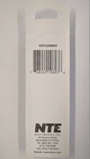 220uf 35V 105°C Radial Lead Electrolytic Capacitor