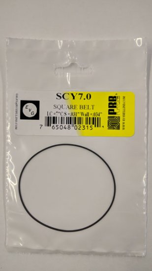 SCY7.0 Square Belt 7.0\" IC, .031\" CS, .034\" Wall Thickness