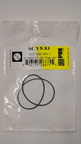 SCY8.83 Square Belt 8.836" IC, .031" CS, .031" Wall Thickness