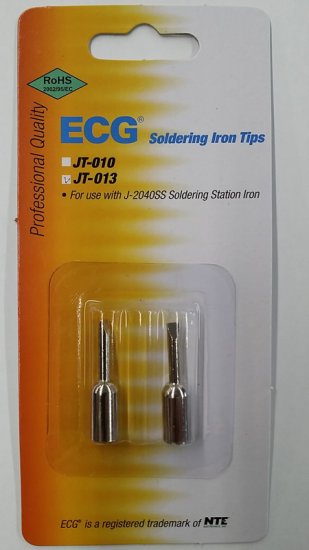 ECG JT-013 Replacement Tips For J-2040SS (40 Watt)