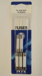 3 Amp (MDA) Ceramic Fuse (5Pk) Slow Blow 6x30mm