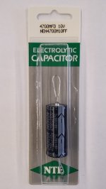 4,700uf 10V Axial Lead Electrolytic Capacitor