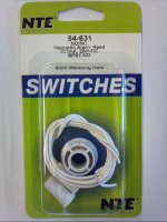 Magnetic Alarm Reed Switch SPST (N/O) Recessed 0.5A 200VDC