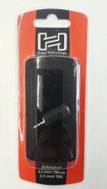 Adaptor 3.5mm TRS to 2.5mm TRS