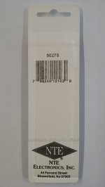 7,500pf/7.5nf/0.0075uf 1000V Ceramic Disc Capacitor (2Pk)