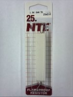 1.8K Ohm 25W Cermet Power Wirewound Resistor 5% Tolerance