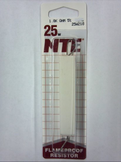 1.8K Ohm 25W Cermet Power Wirewound Resistor 5% Tolerance