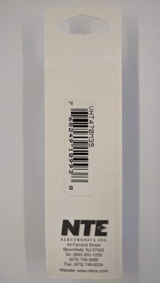 470uf 35V 105°C Radial Lead Electrolytic Capacitor