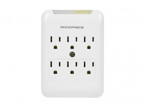 Six Outlet Surge Suppressor Wall Tap (540 Joule)