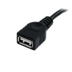 6Ft Black USB 2.0 Extension Cable A to A - M/F