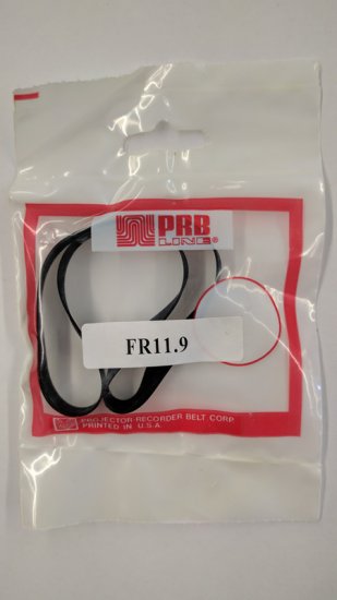 FR11.9 Flat Rubber Belt 11.6\" IC, .318\" CS, .024\" Wall Thickness