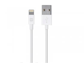 3Ft MFi Lightning to USB Charge/Sync Cable for iPad/iPhone White